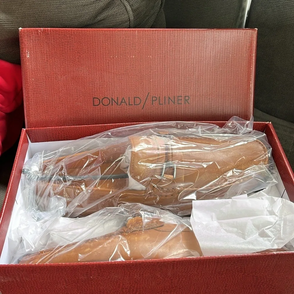 🇪🇸🥑NIB Donald Pliner Imari Horsebit Leather Moccasin Loafers 13 | Luxury Coastal